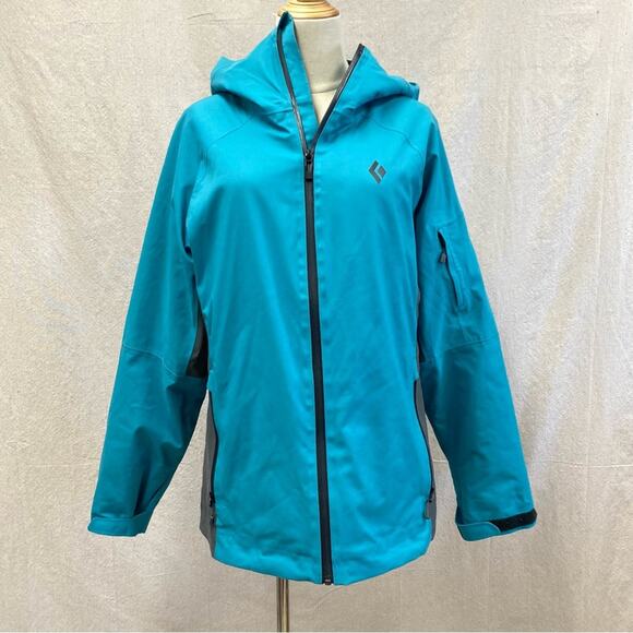 Black Diamond Women's Boundary Line Blue & gray Insulated Ski Coat Size‎ Large - Picture 5 of 16